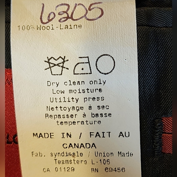 TailoRED Men's Union Made Blazer 46L REDA 1865 Super 130’s Luxury Italian Wool - Picture 16 of 16